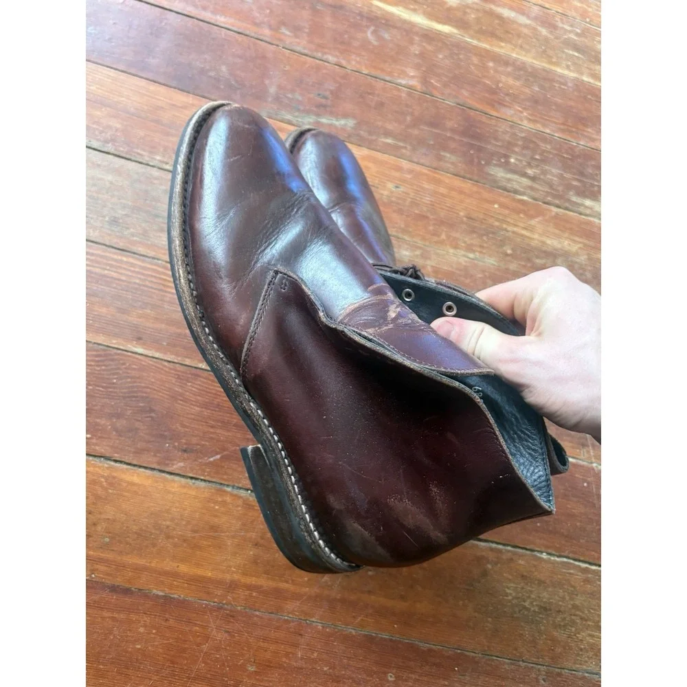 Thursday Everyday Scout Brown Leather Chukka Boots Size US 10